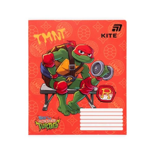Зошит Kite Ninjia Turtles, 18 аркушів, клітинка (NT26-236)
