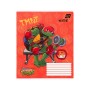 Зошит Kite Ninjia Turtles, 18 аркушів, клітинка (NT26-236)