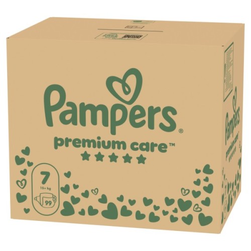 Підгузки Pampers Premium Care Розмір 7 (15+ кг) 99 шт (8006530223584)