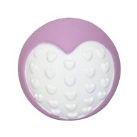 Іграшка для собак MISOKO&CO М'ячик з фрагментом серця фіолетовий з білим 6.3 см (BEIRJ02723)