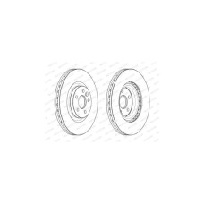 Гальмівний диск FERODO DDF2632C-1