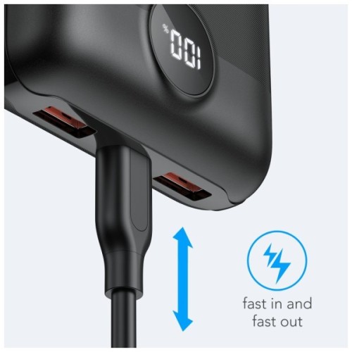 Батарея універсальна VEGER 20000mAh S20 22.5W PD/3/0 QC/3.0 black (6970453554198)