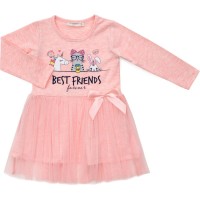 Плаття дитяче POP FASHION BEST FRENDS (6796-128G-peach)