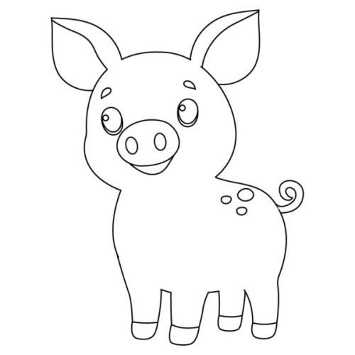 Картина по номерам ArtCraft Поросятко 25х30 см (15110-AC)