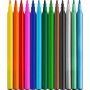 Фломастери Faber-Castell Динозавр 10 кольорів + 3 металика + наклейки у картонній коробці (32962)