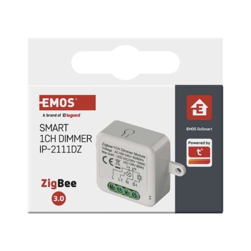 Модуль управління розумним будинком EMOS H5107 ZigBee 3.0 1-Channel Dimmer (H5107)