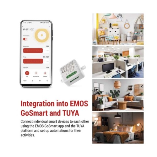 Модуль управління розумним будинком EMOS H5107 ZigBee 3.0 1-Channel Dimmer (H5107)