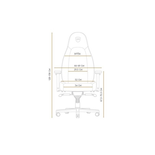 Крісло ігрове Noblechairs Icon Black (NBL-ICN-PU-BLA)