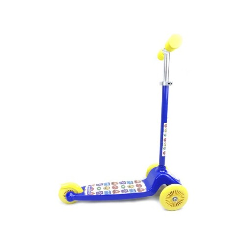 Самокат Bimbo Bike Monsters 12` з регулюванням висоти Синьо-жовтий (75803-IS)