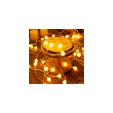 Гірлянда Voltronic Кульки матові, 40 шт, 6 м., прозора, 3*АА (GirlBall-40LED-6m)