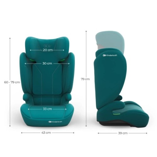 Автокрісло Kinderkraft i-Spark 2 Plus i-Size Green (KCISPA02GREPL00) (5902533931491)