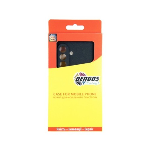 Чохол до мобільного телефона Dengos Carbon Cover + Glass Samsung Galaxy A27 Black (DG-KM-205)