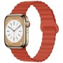 Ремінець до смарт-годинника Drobak Silicone Magnetic Link для Apple Watch All Series 38/40/41mm Orange red (898918)