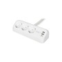 Мережевий фільтр живлення Digitus 3 розетки, 2xUSB-A, 1xUSB-C,1.5м, White (DA-70626)