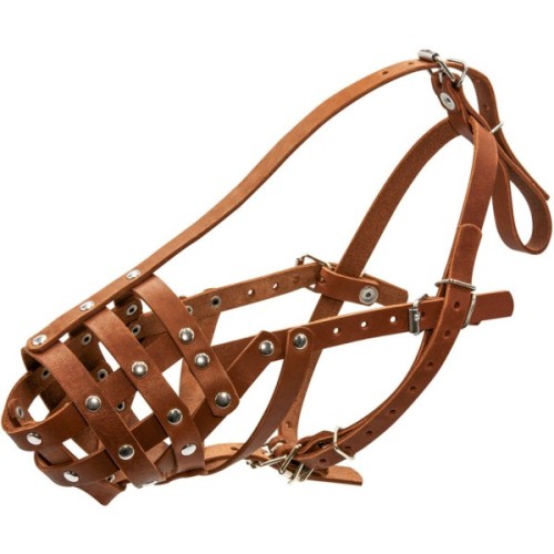 Намордник для собак Collar твердий (доберман, вівчарка мал, далматин, сетер мал) коричневий (05976)