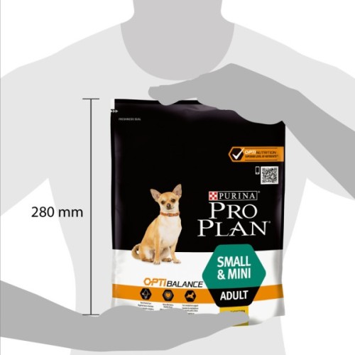 Сухий корм для собак Purina Pro Plan Dog Small&Mini Adult з куркою і рисом 700 г (7613035120778)
