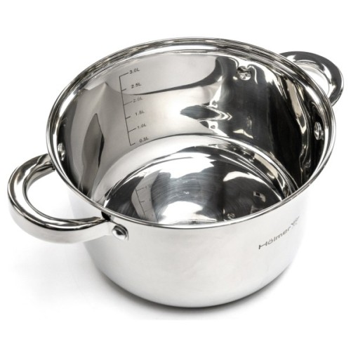 Каструля Hölmer з кришкою 3,6л (CR-18435-SS)