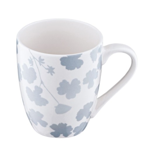 Чашка Ardesto Capri, 320мл, порцеляна, біло-блакитний (AR0432CWB)