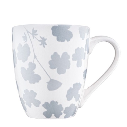 Чашка Ardesto Capri, 320мл, порцеляна, біло-блакитний (AR0432CWB)