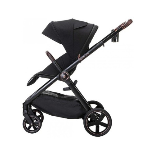 Коляска Espiro 2 в 1 Only 510 Stylish Black (колеса GEL) (5905683801928)