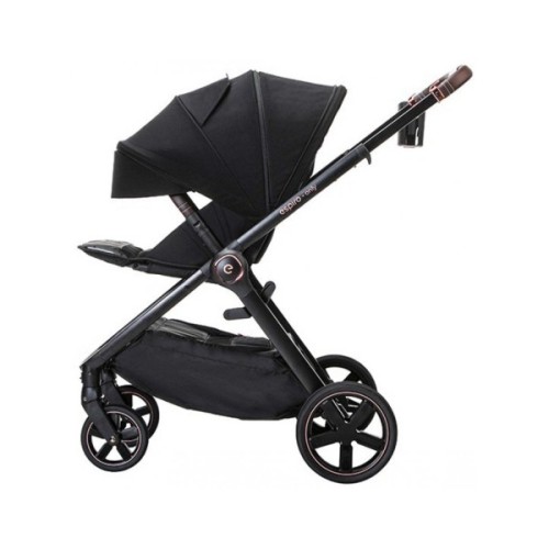 Коляска Espiro 2 в 1 Only 510 Stylish Black (колеса GEL) (5905683801928)