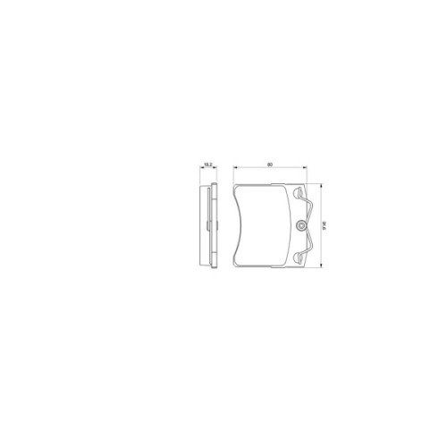 Гальмівні колодки Bosch 0 986 460 954