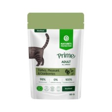 Вологий корм для кішок Nature's Protection Prime Sterilised Adult Cats Turkey, Pheasant and Cranberries 85 г (NPPR70468)