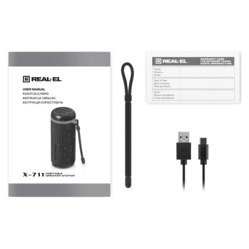 Акустична система REAL-EL X-711 Black (EL121600026)