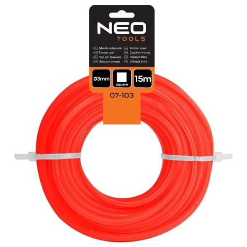 Жилка косильна Neo Tools 3мм, 15м (07-103)