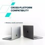 Концентратор Canyon hub DS-18 5in1 USB-C Grey (CNS-TDS18)