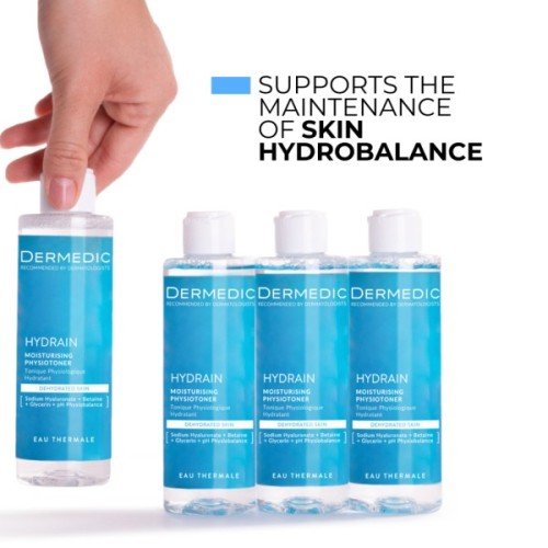 Тонік для обличчя Dermedic Hydrain 3 Hialuro Зволожувальний 200 мл (5901643175382)