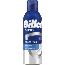 Піна для гоління Gillette Series Conditioning З маслом какао 200 мл (8001090871404)