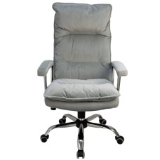 Офісне крісло Примтекс плюс Flex Chrome MF VL-85 PK, оксамит сірий (Flex Chrome MF VL-85 PK)