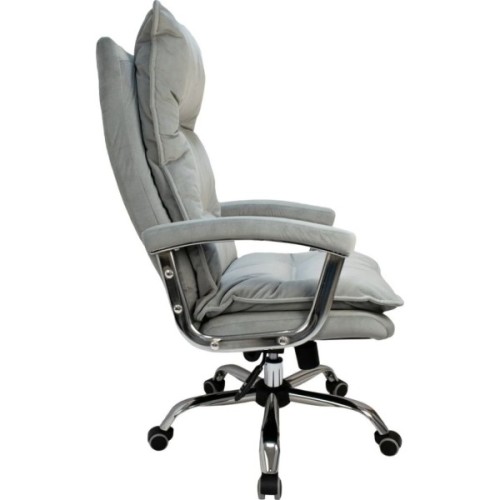 Офісне крісло Примтекс плюс Flex Chrome MF VL-85 PK, оксамит сірий (Flex Chrome MF VL-85 PK)