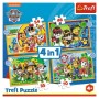 Пазл Trefl Paw Patrol Святковий Щенячий патруль 4 в 1 (35, 48, 54, 70) (5900511343953)