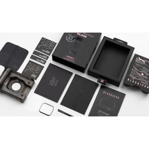 Скло захисне Armorstandart Supreme Black Icon EZ Apple Watch Series 11/10 42 mm (ARM91473)