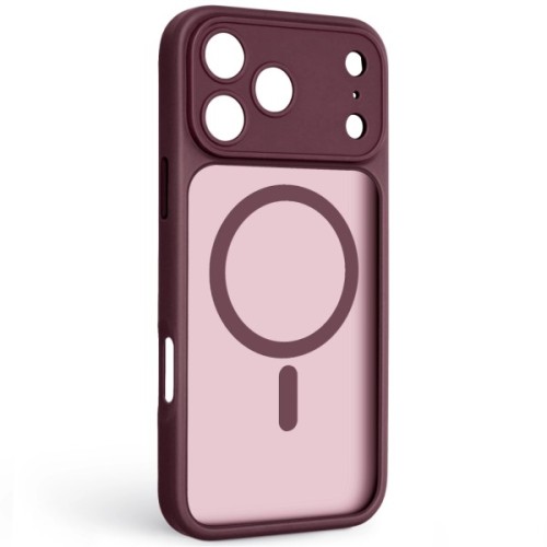 Чохол до мобільного телефона Armorstandart Lush MagCase Apple iPhone 18 Pro Max Dark Cherry (ARM92552)