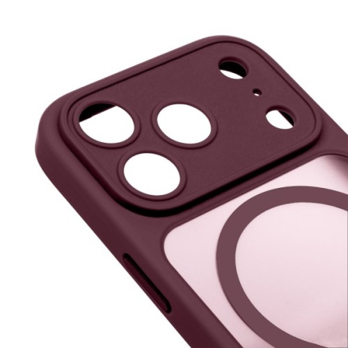 Чохол до мобільного телефона Armorstandart Lush MagCase Apple iPhone 18 Pro Max Dark Cherry (ARM92552)