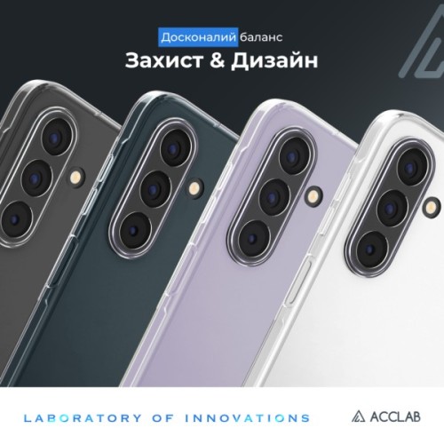 Чохол до мобільного телефона ACCLAB TPU Extra Slim Samsung Galaxy A37 Transparent (1283126638305)
