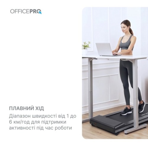 Бігова доріжка OfficePro TD091 2 HP 1-6 км/год 100 кг (TD091)