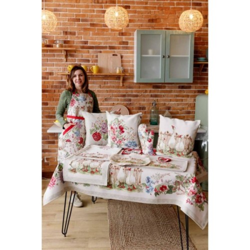 Наволочка Прованс гобеленова декоративна Букет квітів 45х45 см (034211)