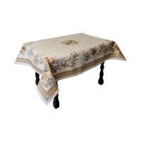 Скатертина Прованс гобеленова Золоте свято 135х220 см (036319)