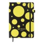 Книга записна Buromax RELAX А5 96 аркушів, чистий (чорн. бум.) лимонний (BM.295401-58)