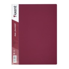 Папка з файлами Axent 10 sheet protectors, burgundy (1010-04-А)