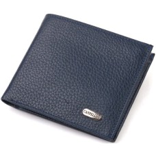 Портмоне Canpellini З натуральної шкіри флотар Синє (21787)