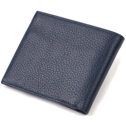 Портмоне Canpellini З натуральної шкіри флотар Синє (21787)