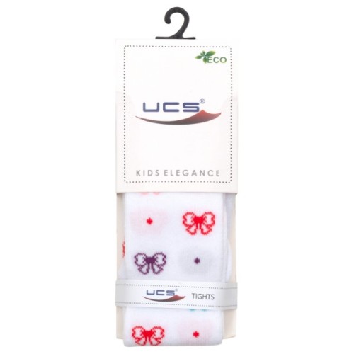 Колготки дитячі UCS Socks з бантиками (M0C0301-2427-98G-white)