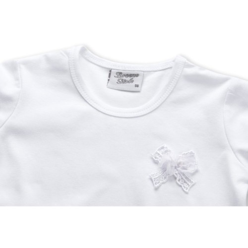 Плаття дитяче Breeze зі спідницею в смужку (8753-86G-white)