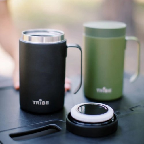 Термокружка Tribe Adventure Mug 450 мл olive (T-FA-0032-olive)