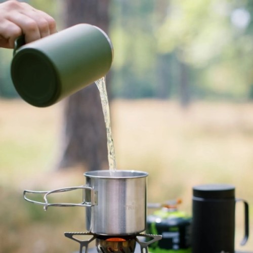 Термокружка Tribe Adventure Mug 450 мл olive (T-FA-0032-olive)